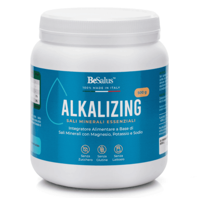 Sali Minerali Alkalizing in Polvere 500 g • Integratore Alcalinizzante con Magnesio, Potassio e Sodio