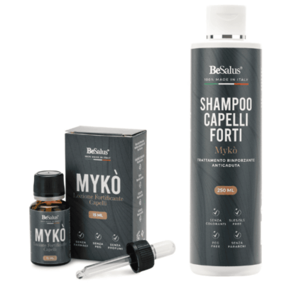 Set anticaduta capelli Besalus con shampoo 250 ml e lozione rinforzante 15 ml